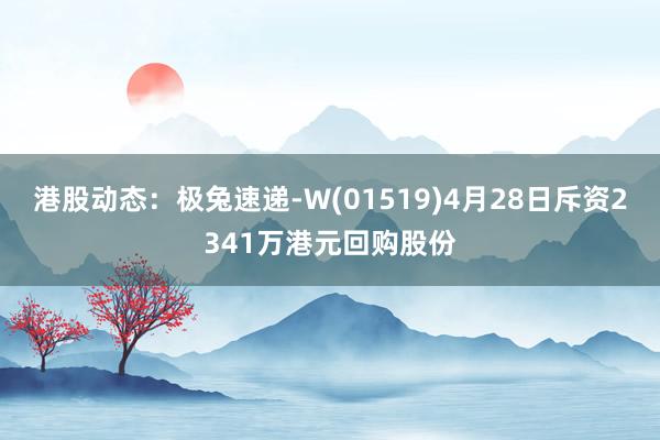 港股动态：极兔速递-W(01519)4月28日斥资2341万港元回购股份